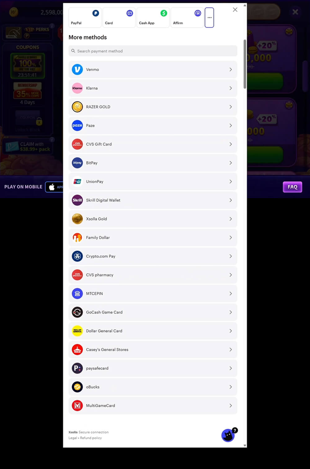 Payment Options image