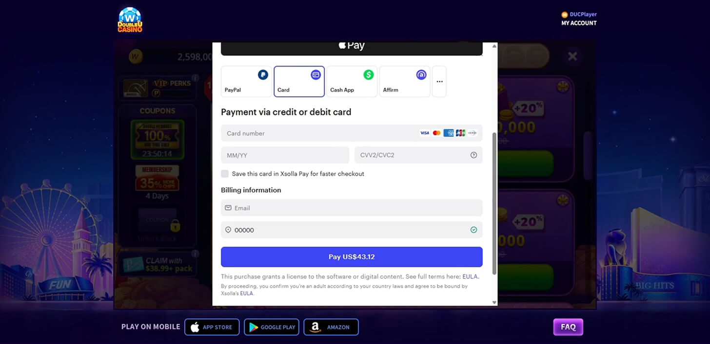 Using a Credit Card image